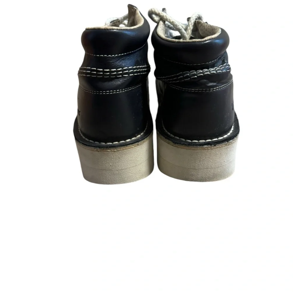 Kickers Opaah Vintage Platform Navy Lace Up Unisex High Top Shoes Men’s Size 41